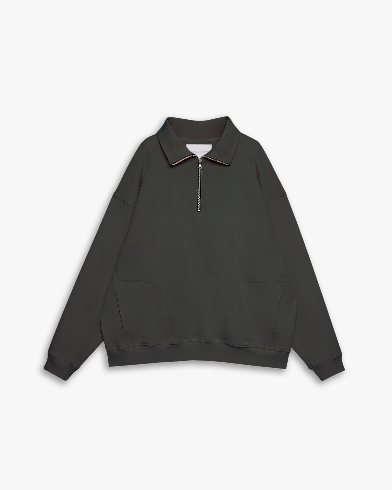 Plain Half-Zip Sweatshirt image 0