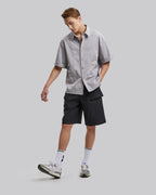 Formalwear Paneled Shorts - Dark Grey, XL image