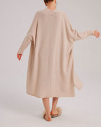 Pure Wool Open Front Long Cardigan image 2