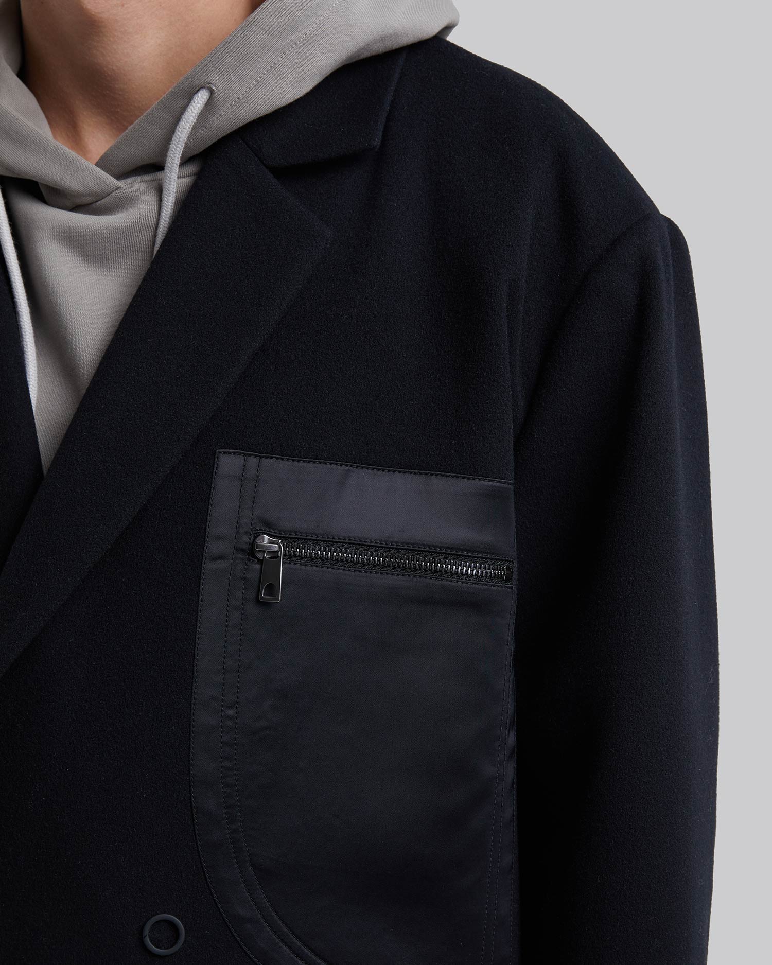 Patch Pocket Wool Coat image 5