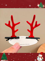 Special Christmas moose headdress - Burgundy, OS image