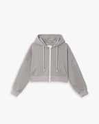 Graphic Print Zipped Hoodie image 0