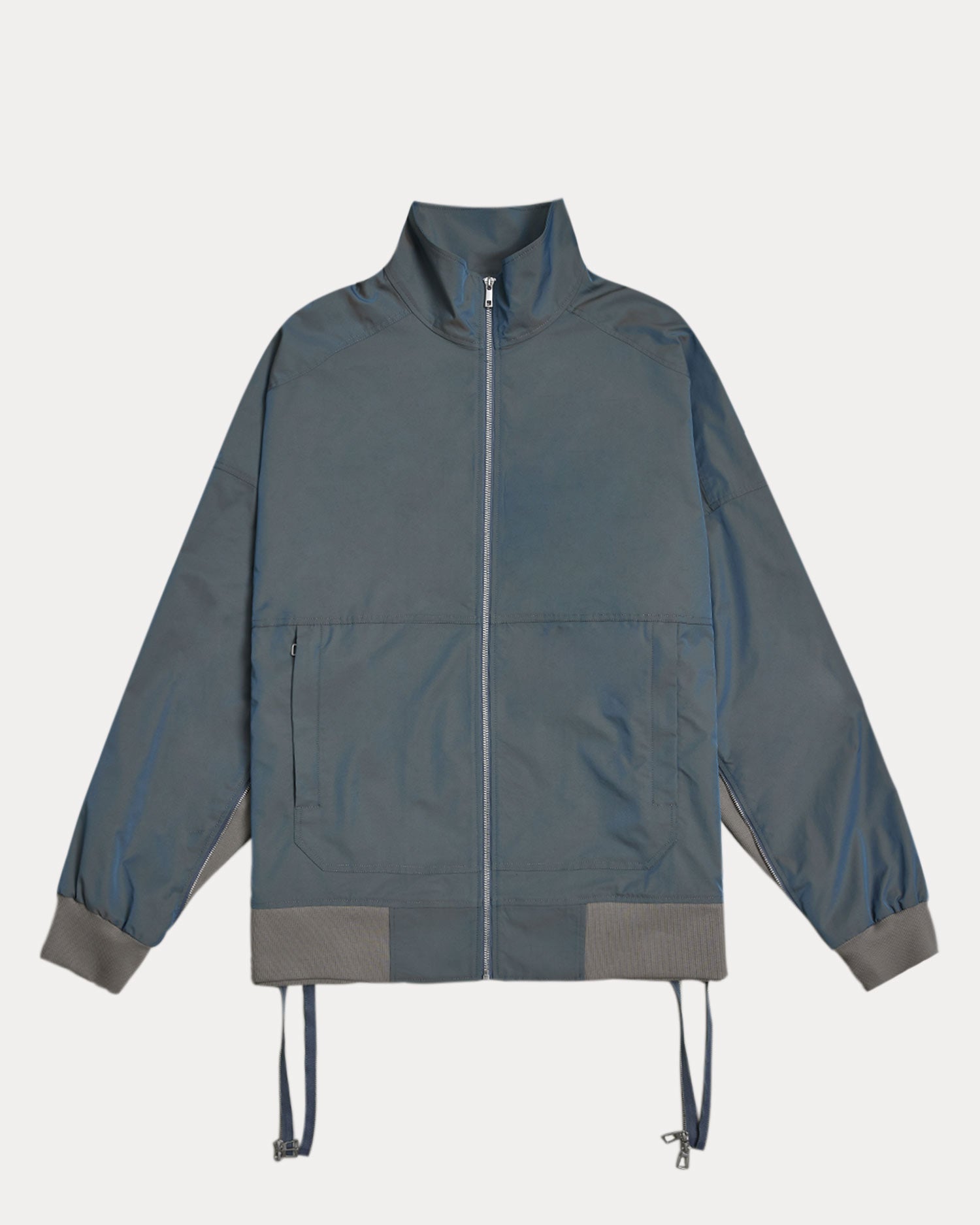 1 × Laser Reflective Windbreaker - Dove Grey, S image