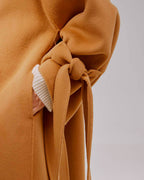 Tie Cuff Pure Wool Coat image 5