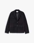 1 × Exposed Seam Wool Blazer image 0