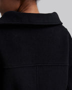 Cropped Woolen Biker Jacket image 5