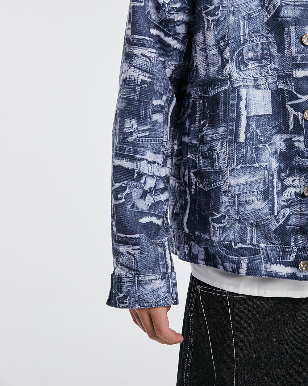 Stylish Printed Denim Jacket image 6