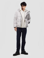 Simple Hooded Puffer Jacket image 1