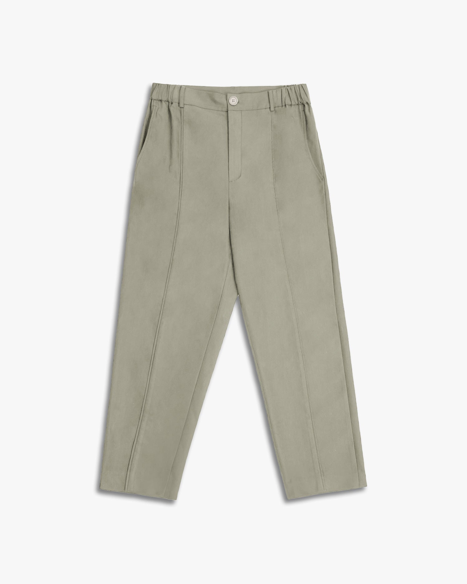 Cropped Roomy Pants - Mint, L image