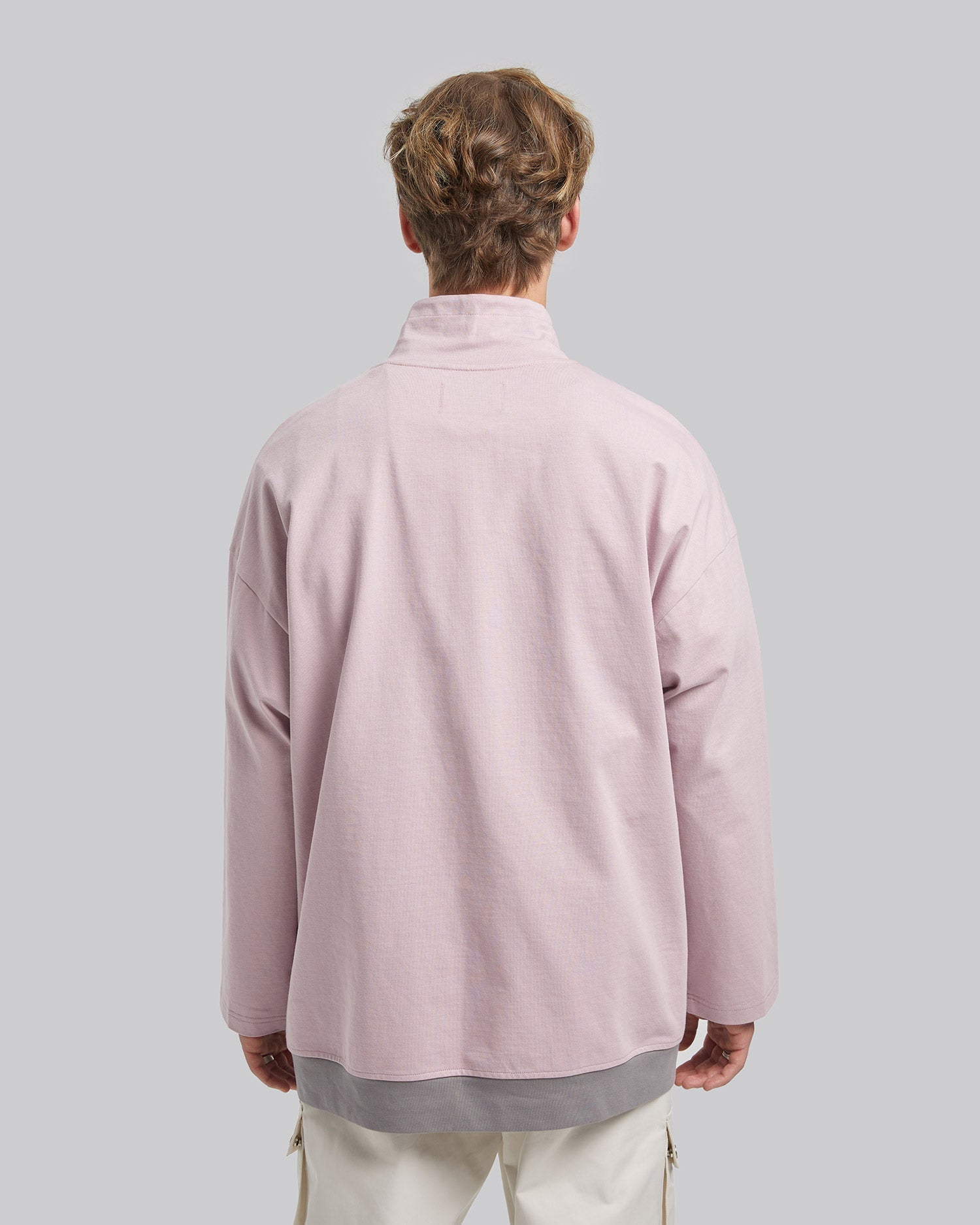 High-Neck Drawstring Essential Sweatshirt image 4