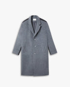 Single-Faced Paneled Wool Coat image 0