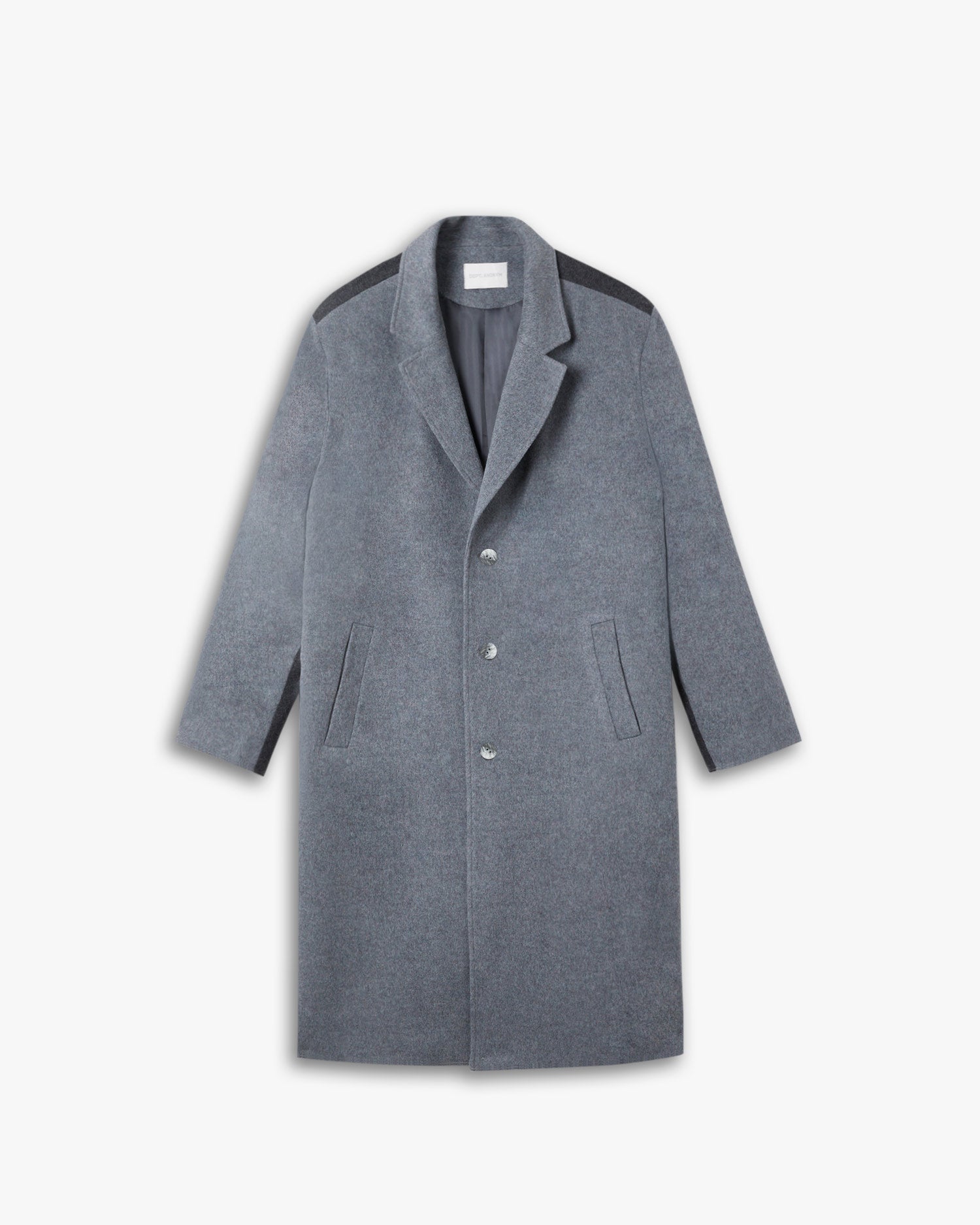 Single-Faced Paneled Wool Coat image 0