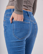 Women's High Rise Tapered Jeans image 5