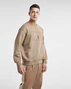 Crewneck Cotton Sweatshirt With Graphics image 3