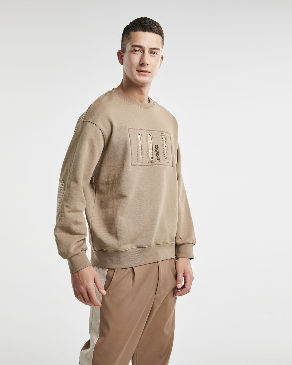 Crewneck Cotton Sweatshirt With Graphics image 3
