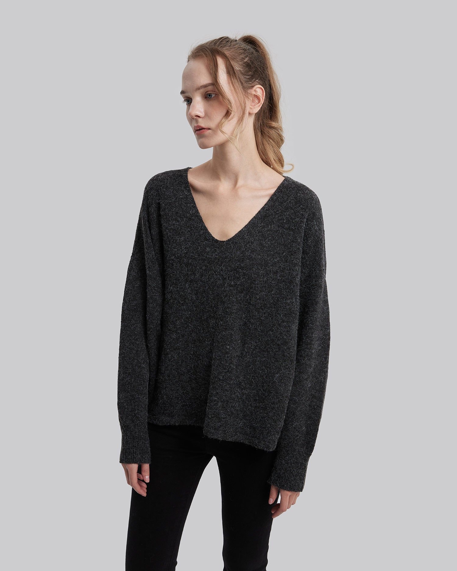 V-Neck Casual Sweater image 1