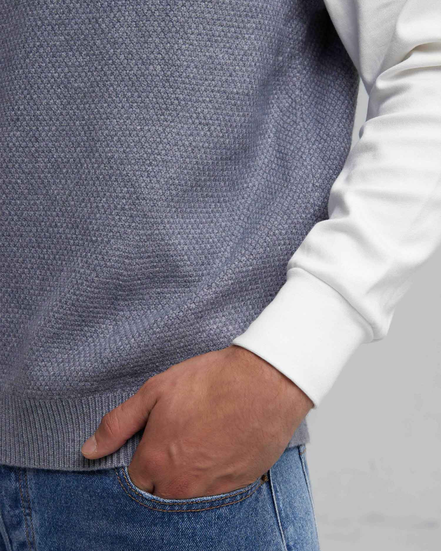 Faux Two-Piece Sweater image 6