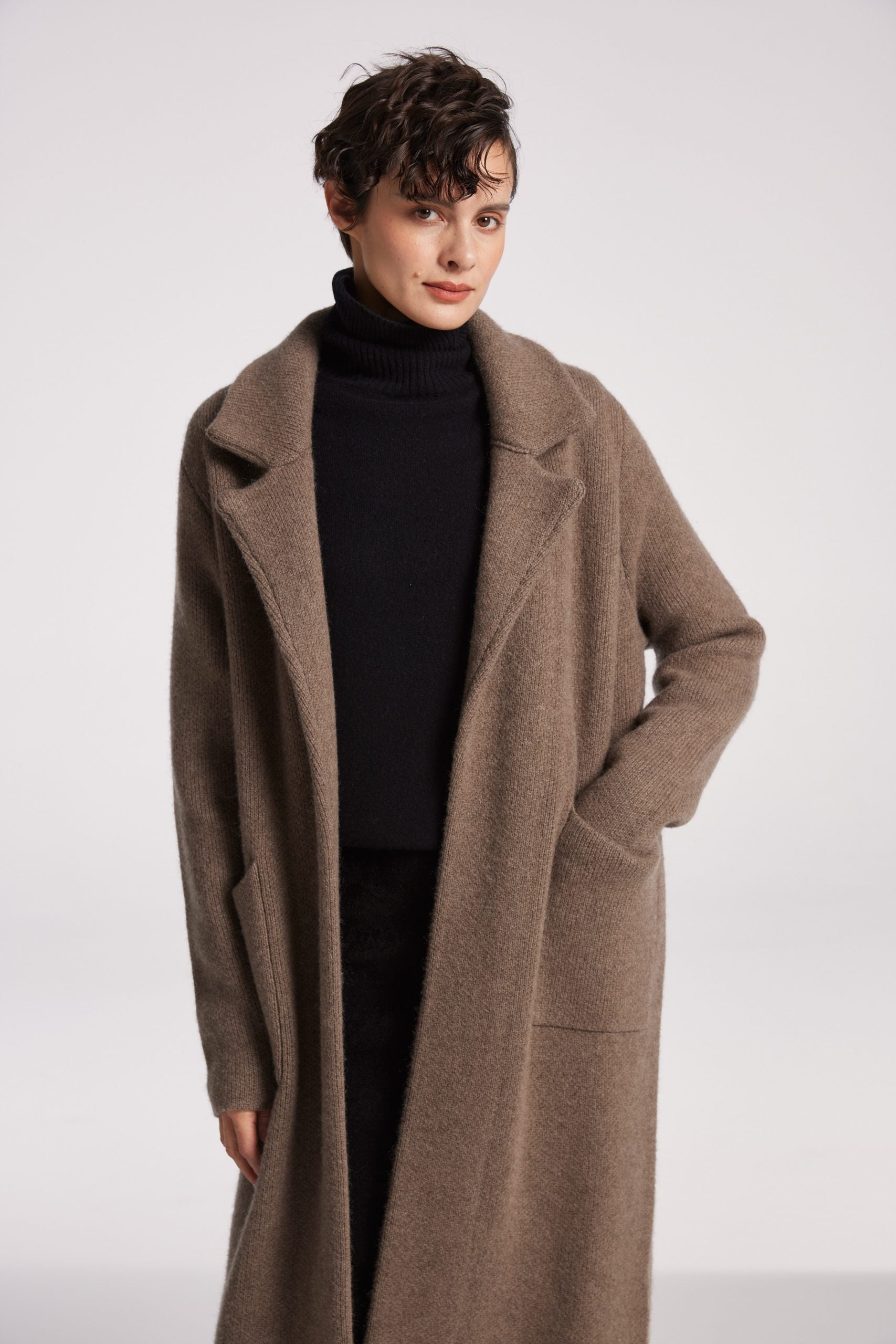 Knitted Yak Wool Cardigan image 1