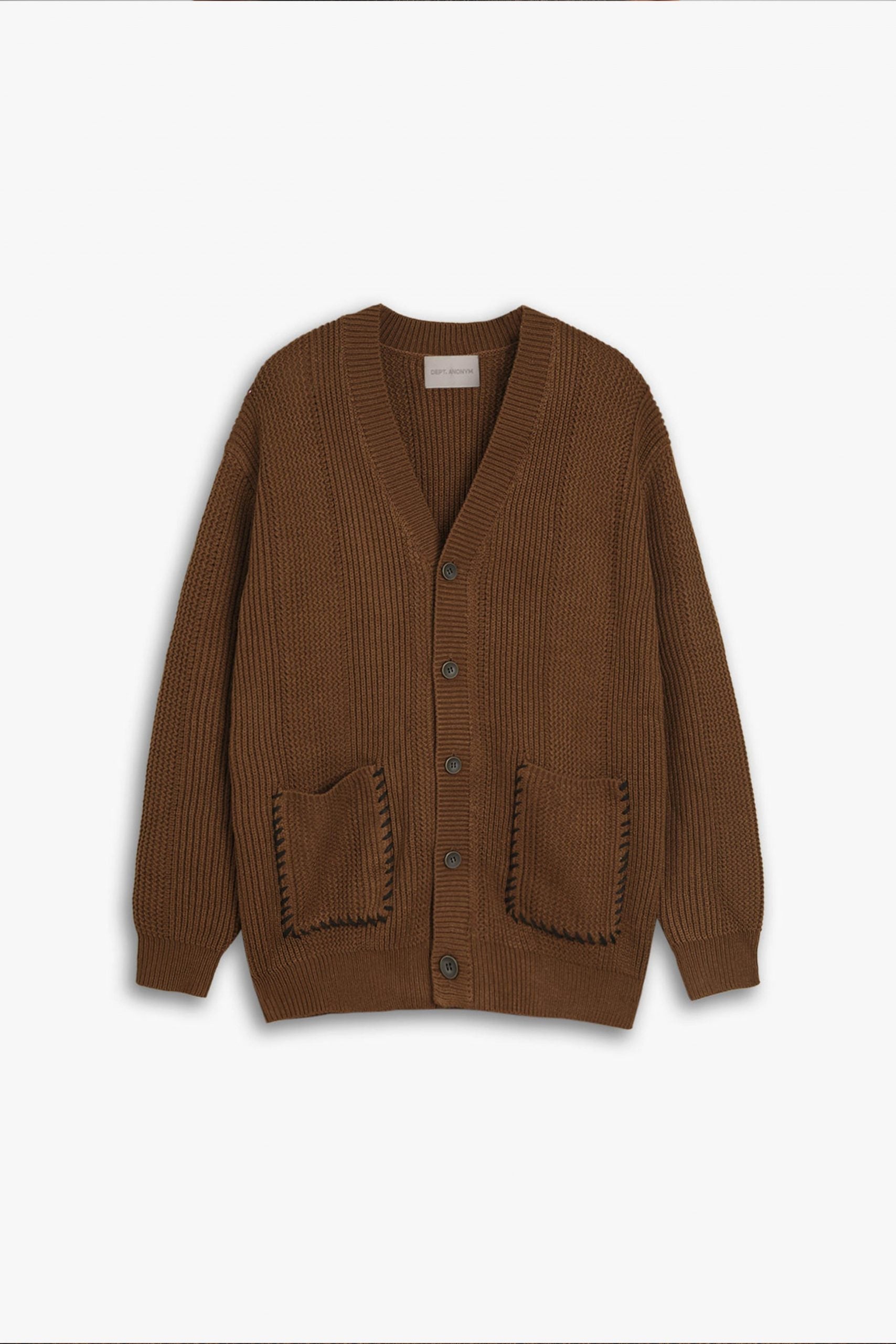 V-Neck Cardigan with Pockets image 0