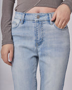 Women's Bleached  Slim-Fit Jeans image 5