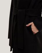 V Neck Cashmere Wrap Coat image 4