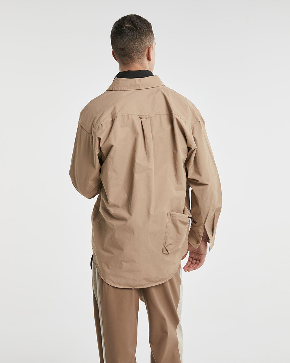 Classic Pure Cotton Workwear Long-Sleeve Shirt image 3