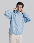 Hoodie with Decorative Lines image 3
