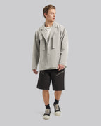 Buckle Pocket Blazer - Grey, M image