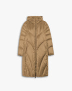 Goose Down Puffer Coat - Yellow, M image