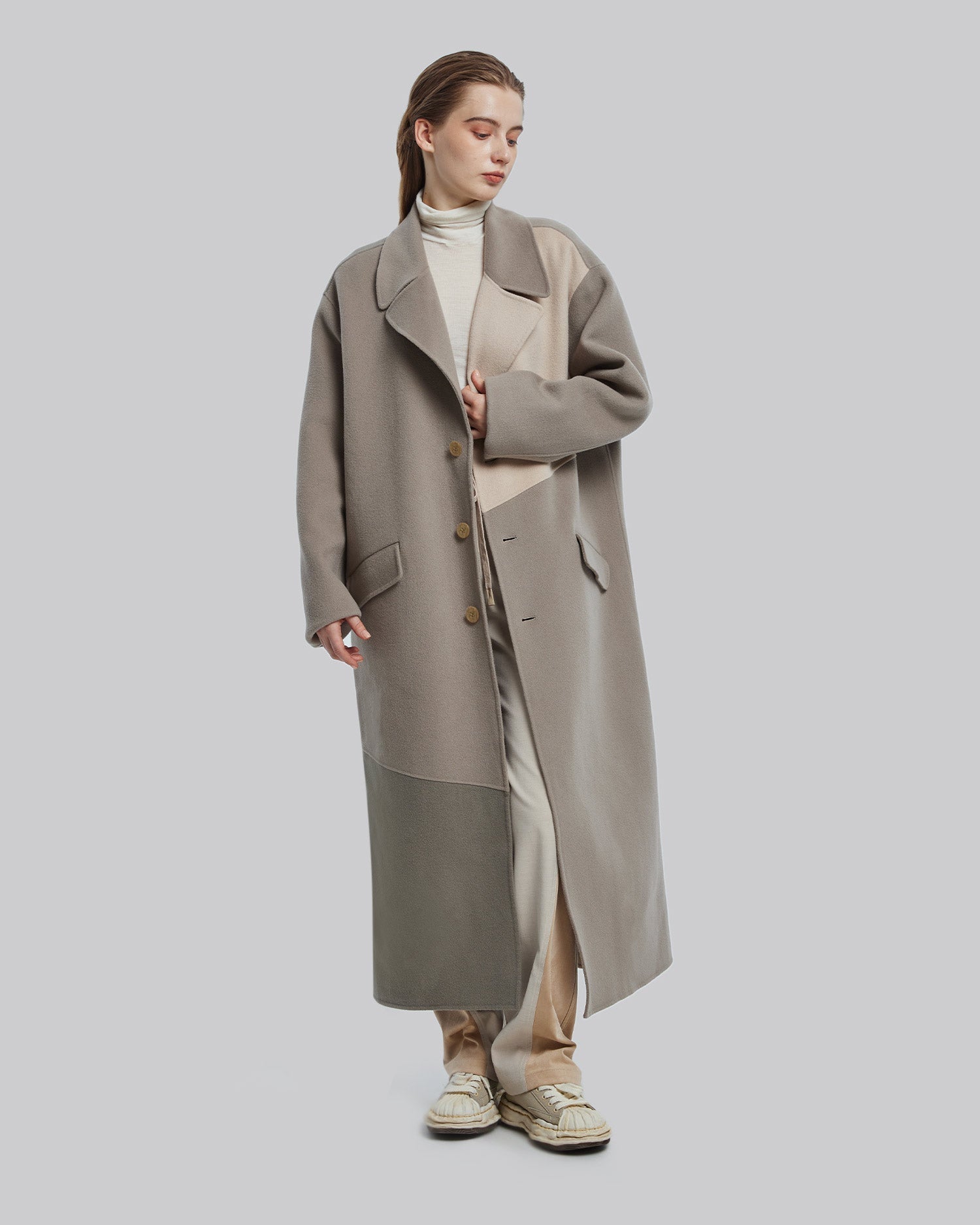Pure Wool Coat in Three Colors image 4