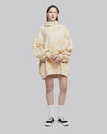 Tie-Dye Balloon Sleeve Turtleneck Sweatshirt - Autumn Wind, XS image