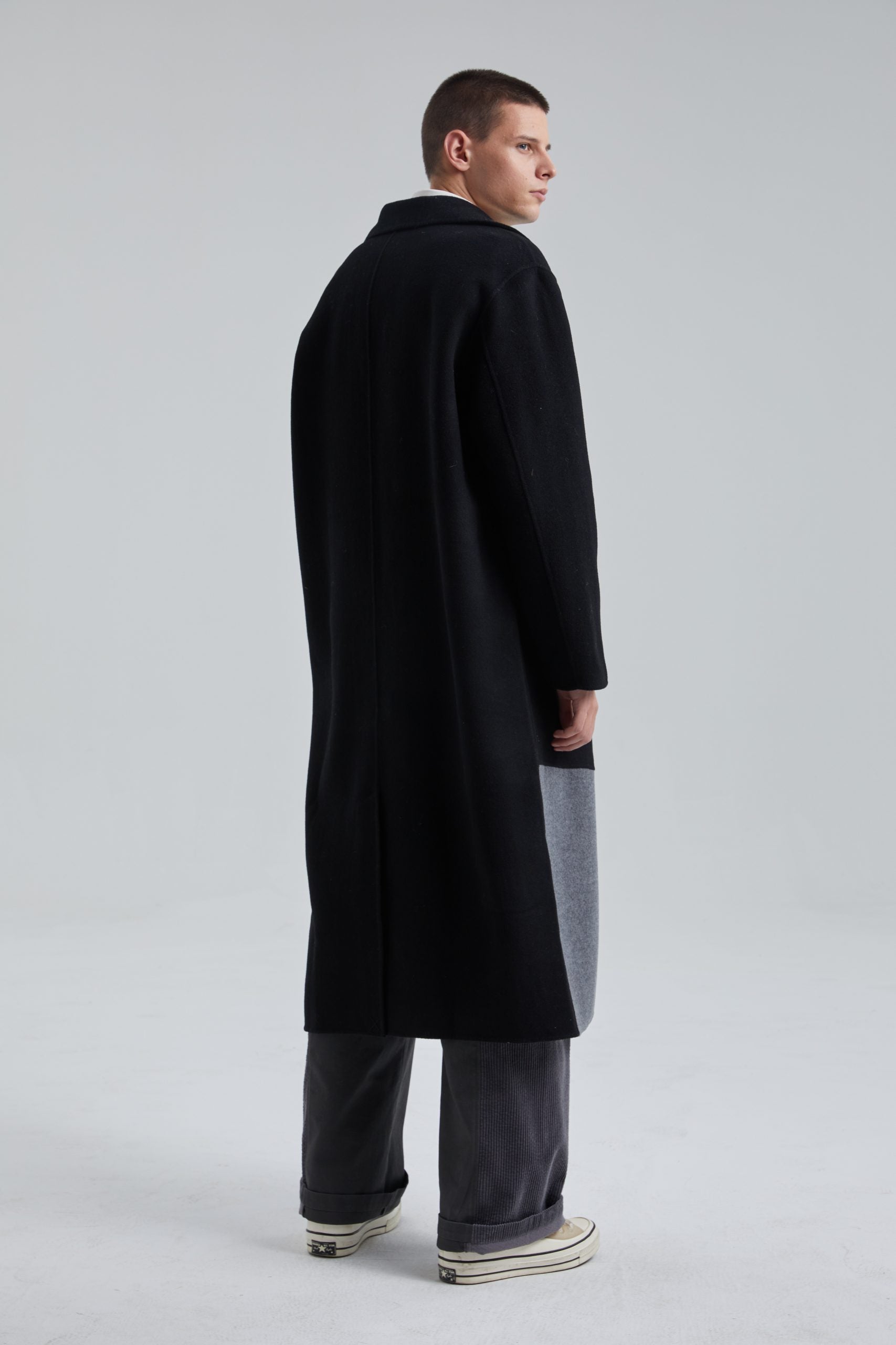 1 × Paneled Pure Wool Coat image 4