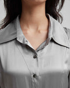 Grey Silk Dress image 2