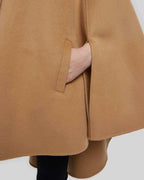 Button Front Wool Cape Coat image 5
