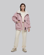 Down Hooded Parka - Crepe, S image