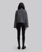 Cropped Turtleneck Sweater image 4