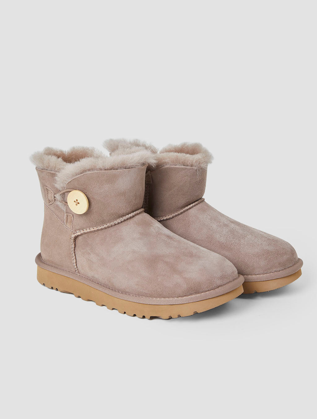 Comfy Button Snow Boots - Powder pink, 5 image