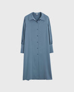 Buttoned Back Drape Shirt Robe image 0