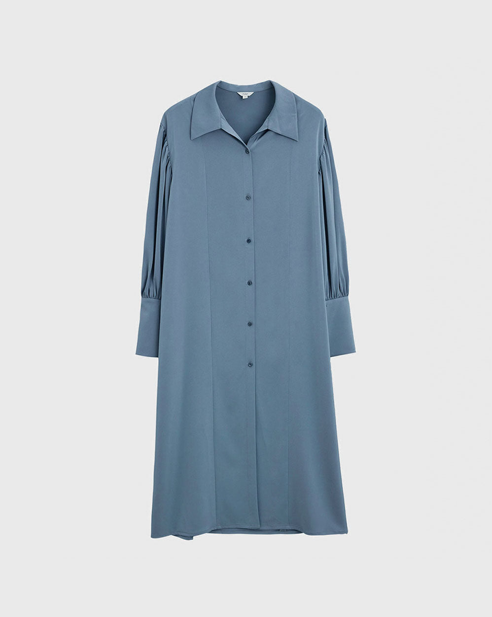 Buttoned Back Drape Shirt Robe image 0