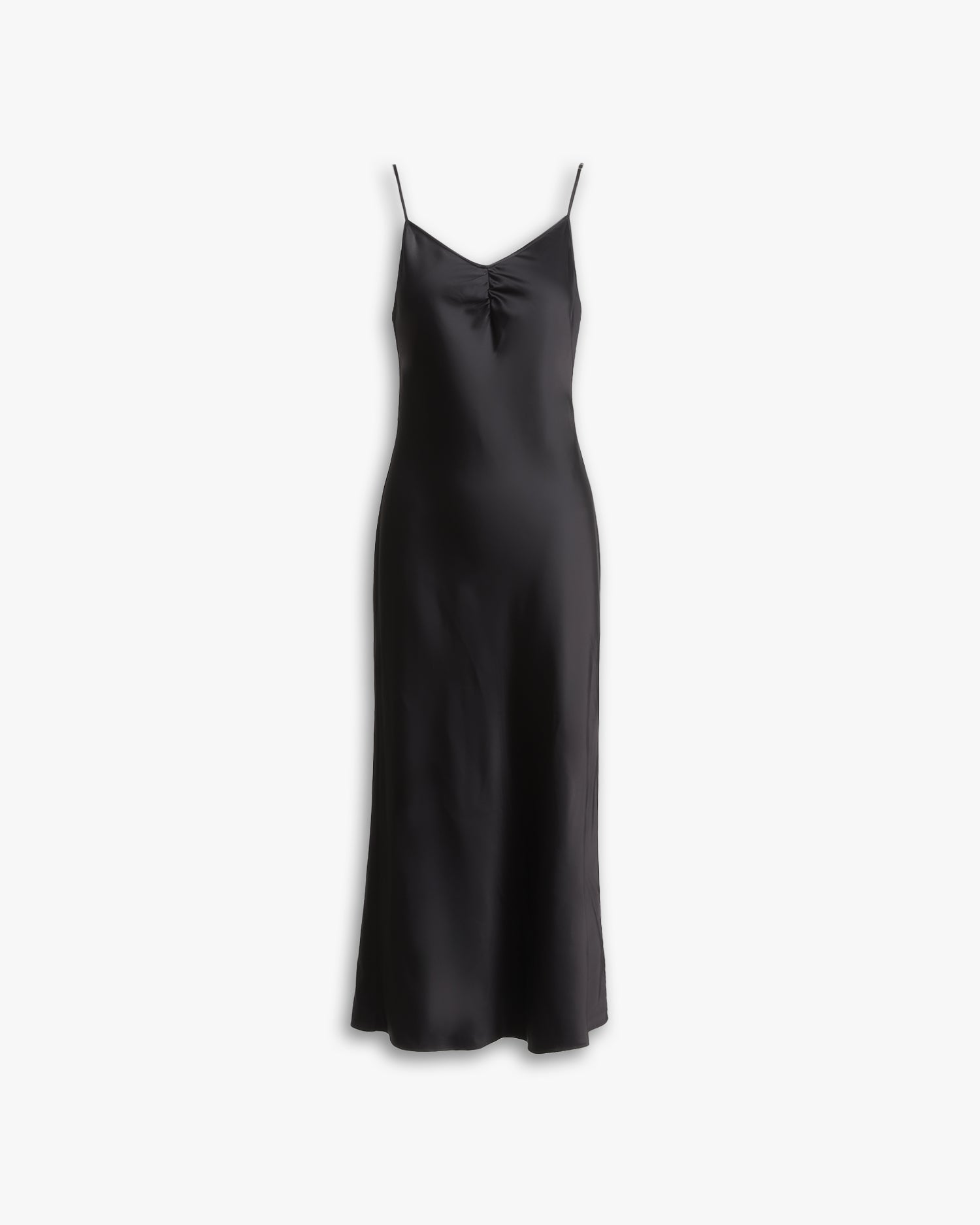 Elegant Strap Long Black Dress image 0