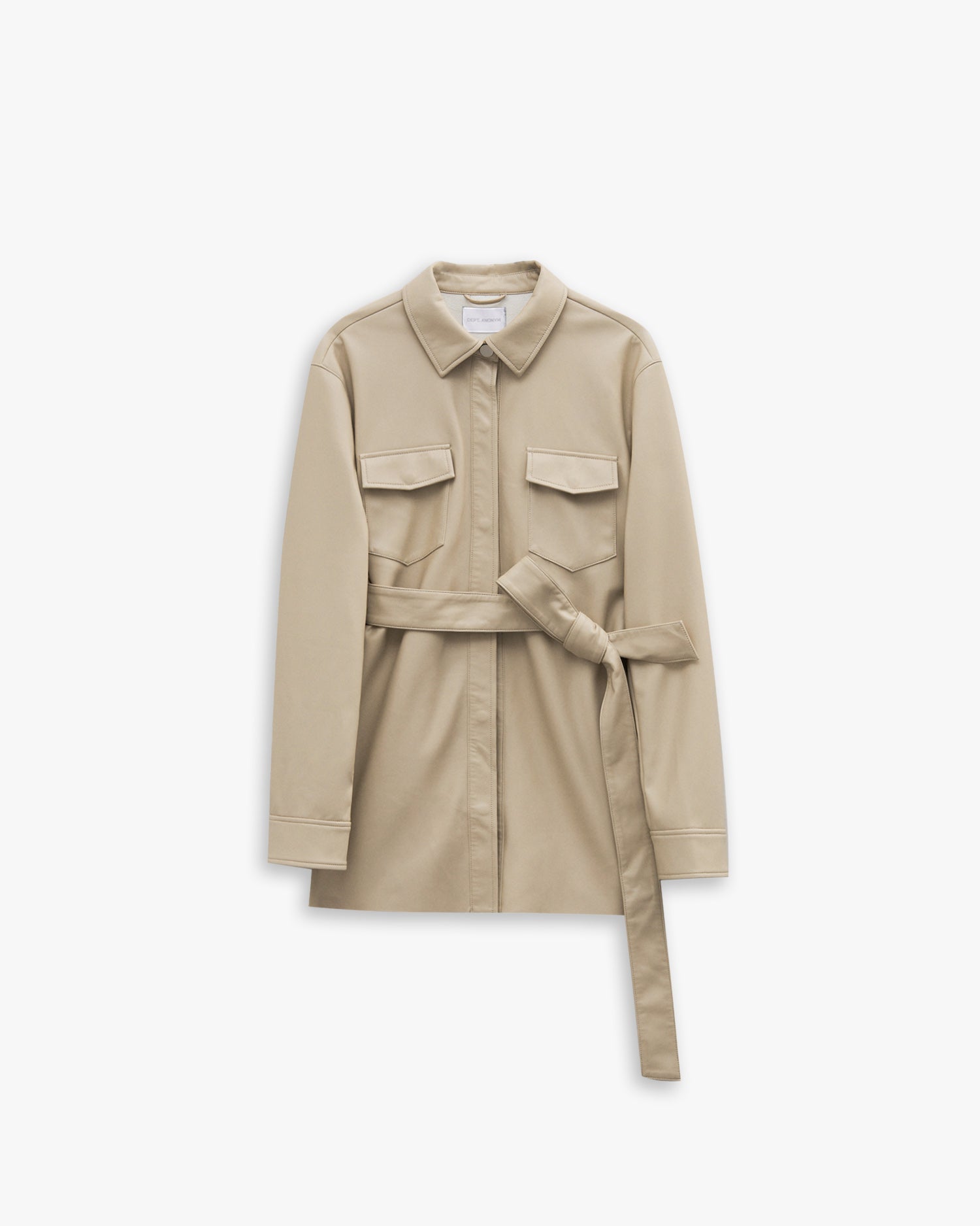 Pristine Faux-Leather Shirt image 0