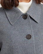 Patch Pocket Wool-Cashmere Short Coat image 5