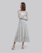 V-Slope Overlay Dress image 2