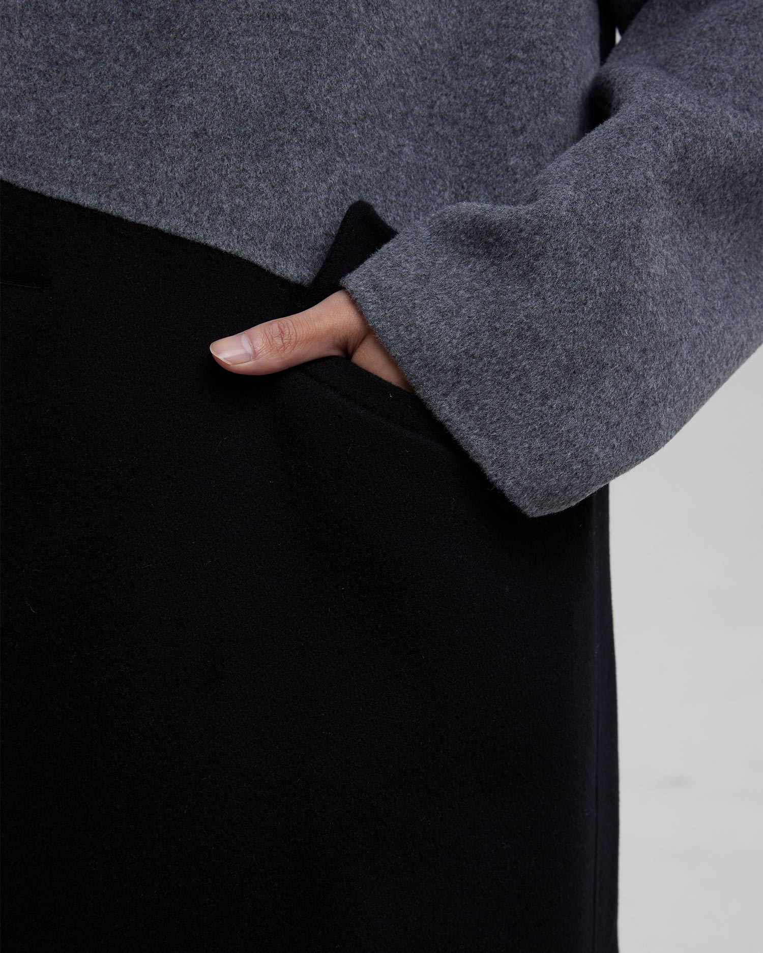 Paneled Pure Wool Coat image 5