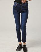 Regular Fit Straight Leg Jeans - Blue, XS image