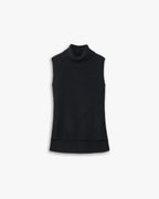 Turtleneck Knitted Pure Merino Wool Vest image 0