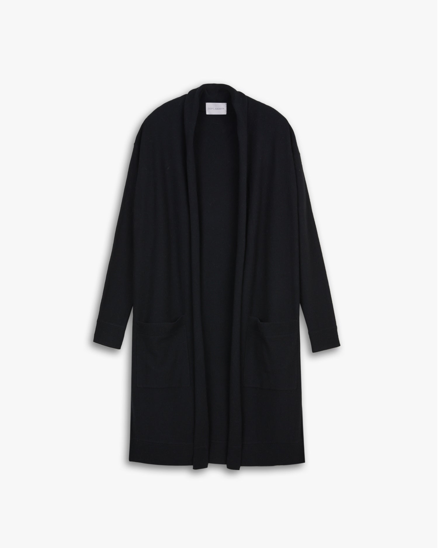 Woolen Wrap-Coat in Black image 0