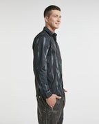 Irregular Striped Print Long-Sleeve Shirt image 4