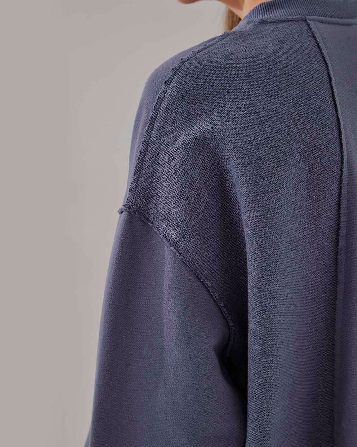Stepped-Hem Cotton Sweatshirt image 5