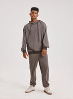 Cotton Casual Hoodie Set - Dark Grey, L image